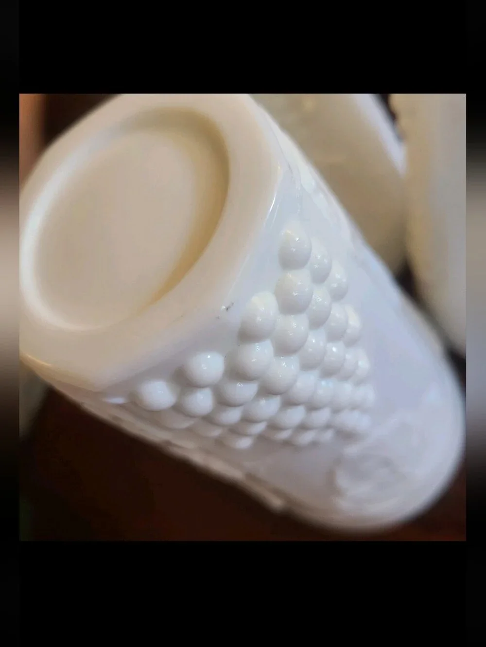 Indiana colony harvest grape milk glass, Vintage Set of 4